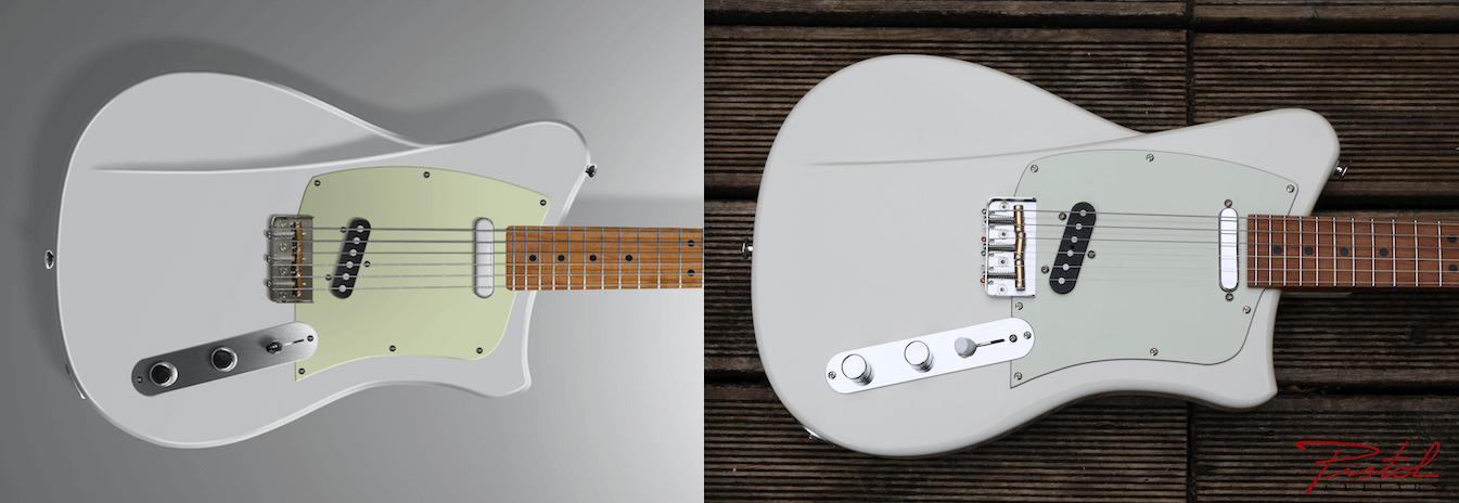 Pistol guitars - du dessin à la réalité du dessin à la réalité