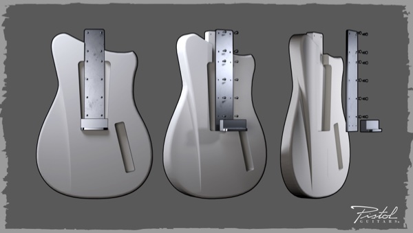 Pistol guitars - Projet de guitar Projet de guitare